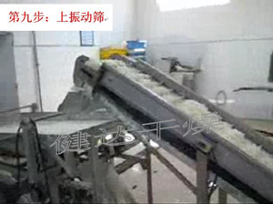 蔬菜脫水（shuǐ）-上振動篩