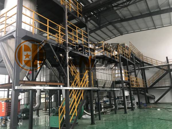 我司硫（liú）酸（suān）鋇閃蒸幹燥機順利交付（fù）客戶